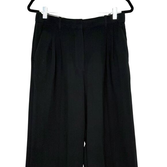 Wilfred 8 Womens Black The Effortless Pants High Rise Japanese Crepe Trousers - Picture 4 of 11